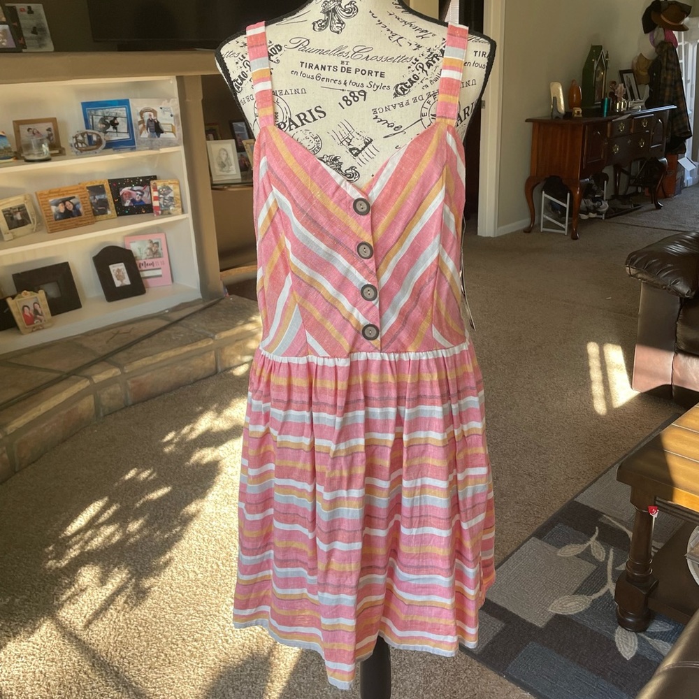 My Michelle Plaid Dress Sz XL Multicolor